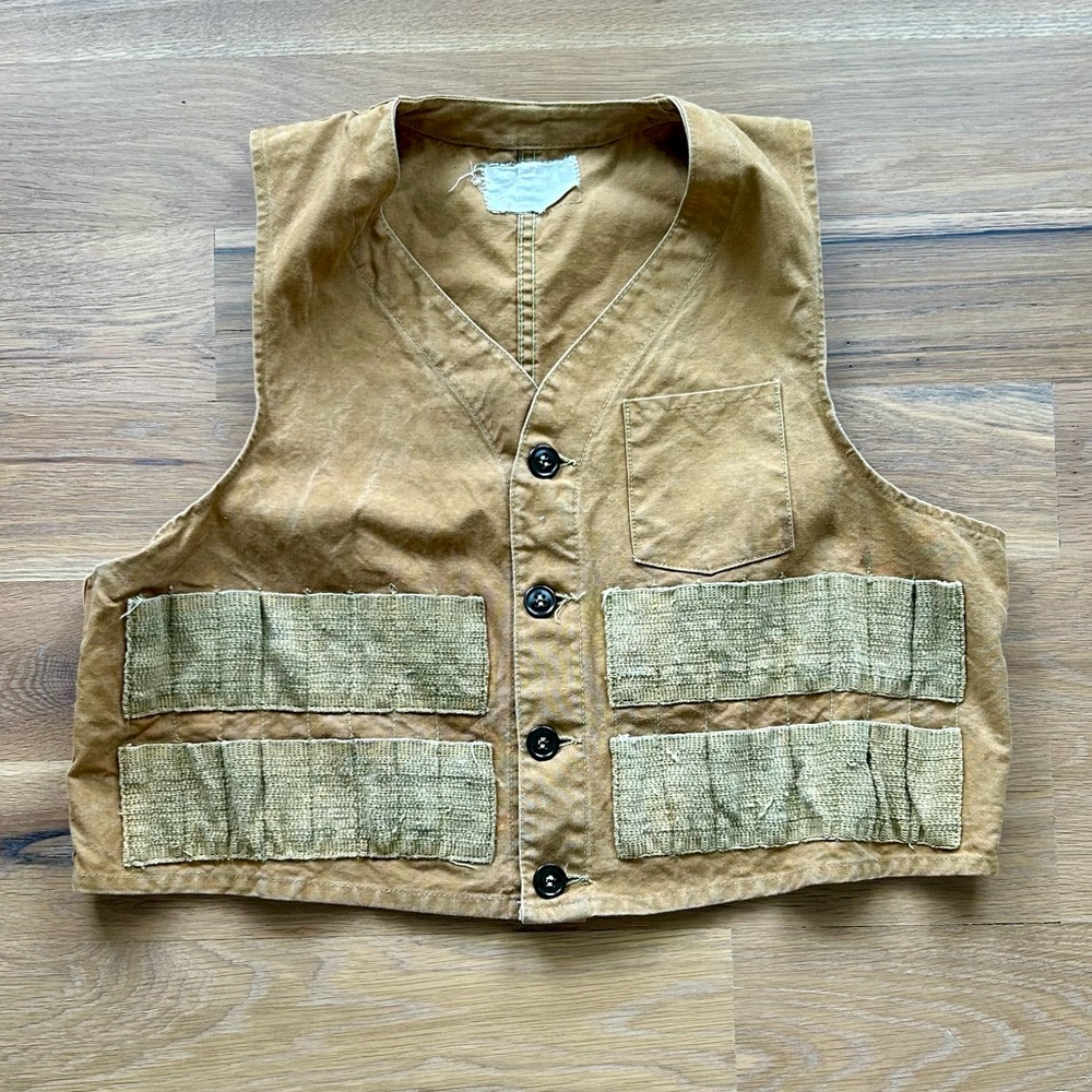 Vintage Canvas Hunting Vest - Picture 3 of 9